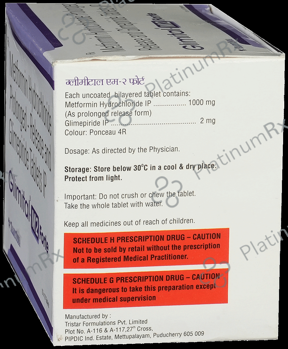 Glimital M2 Forte Tablet PR