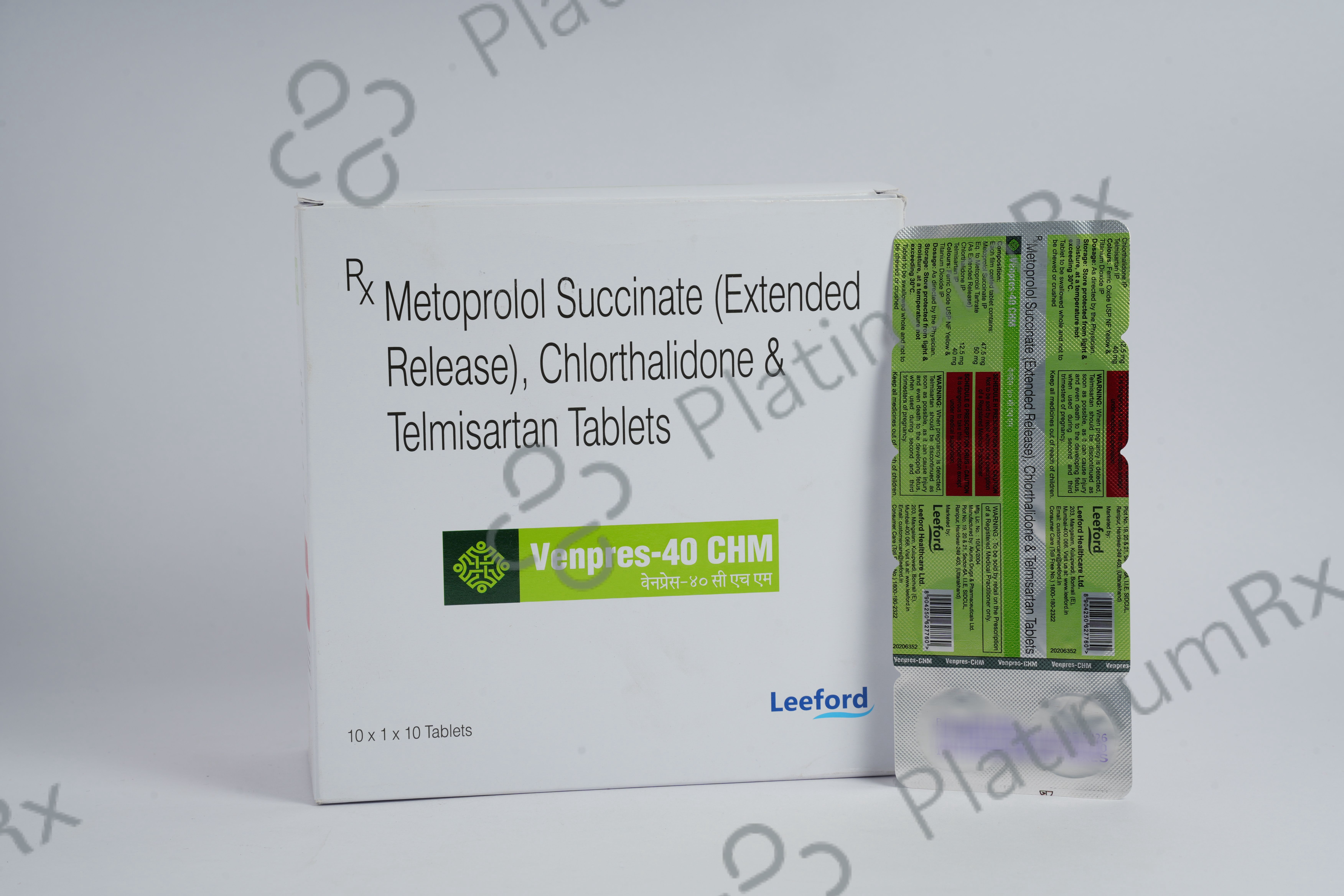 Venpres CHM 12.50/50/40mg Tablet ER 10s