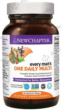 New Chapter Every Man's One Daily Multi Vegetarian Tablet 48 Tablet