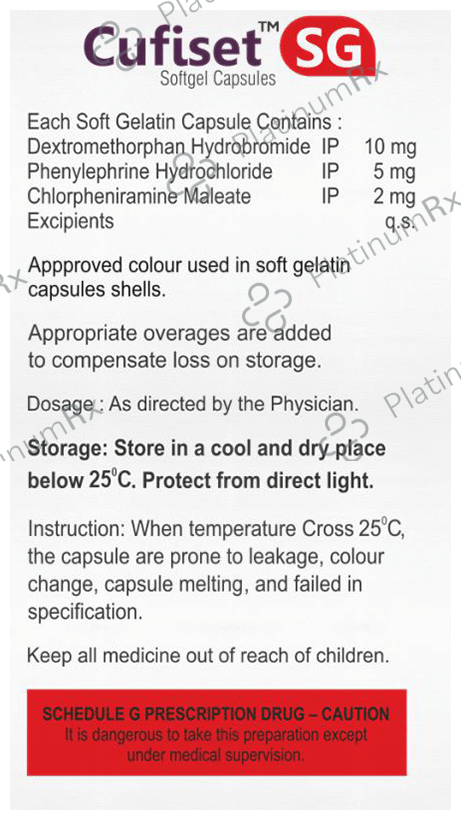 Cufiset SG Capsule