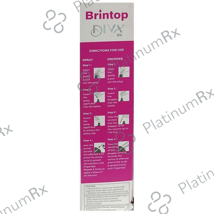 Brintop Diva 5% Topical Solution 120ml