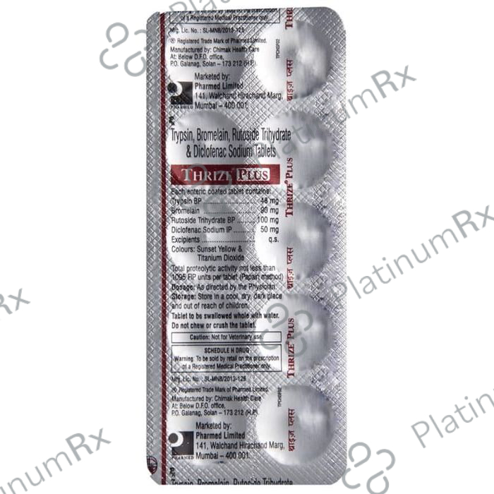 Thrize Plus 90/50/100/48mg Tablet 10s