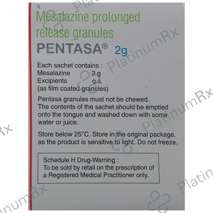 Pentasa PR 2mg Granules 2gm