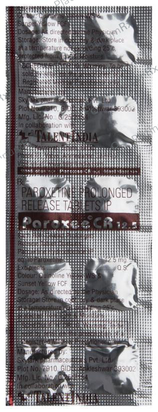Paroxee CR 12.5mg Tablet 10s