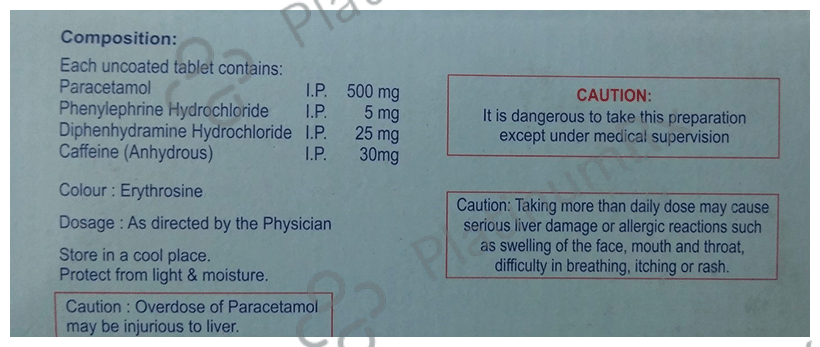 Sudin Cold Tablet 10s