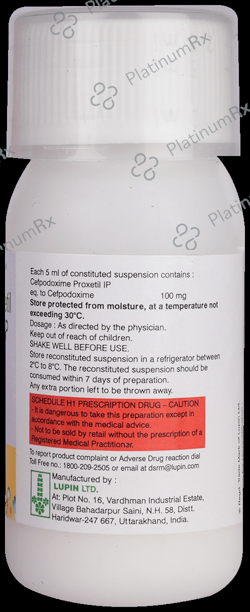 Doxcef 100mg/5ml Syrup