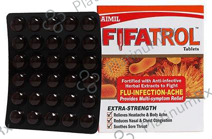 Aimil Fifatrol Tablet - For Headache, Bodyache, Nasal Congestion & Sore Throat