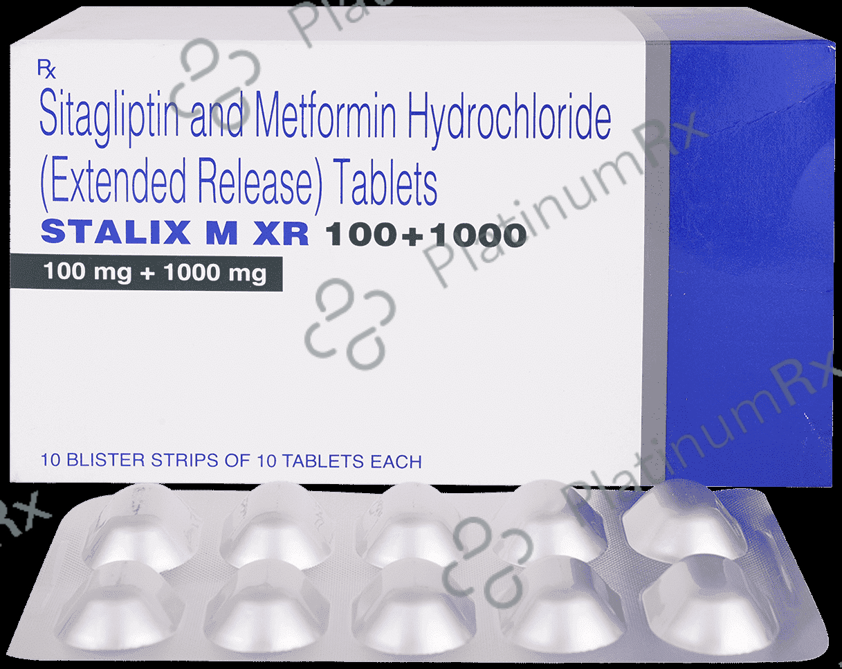 Stalix M XR 100/1000mg Tablet 10s