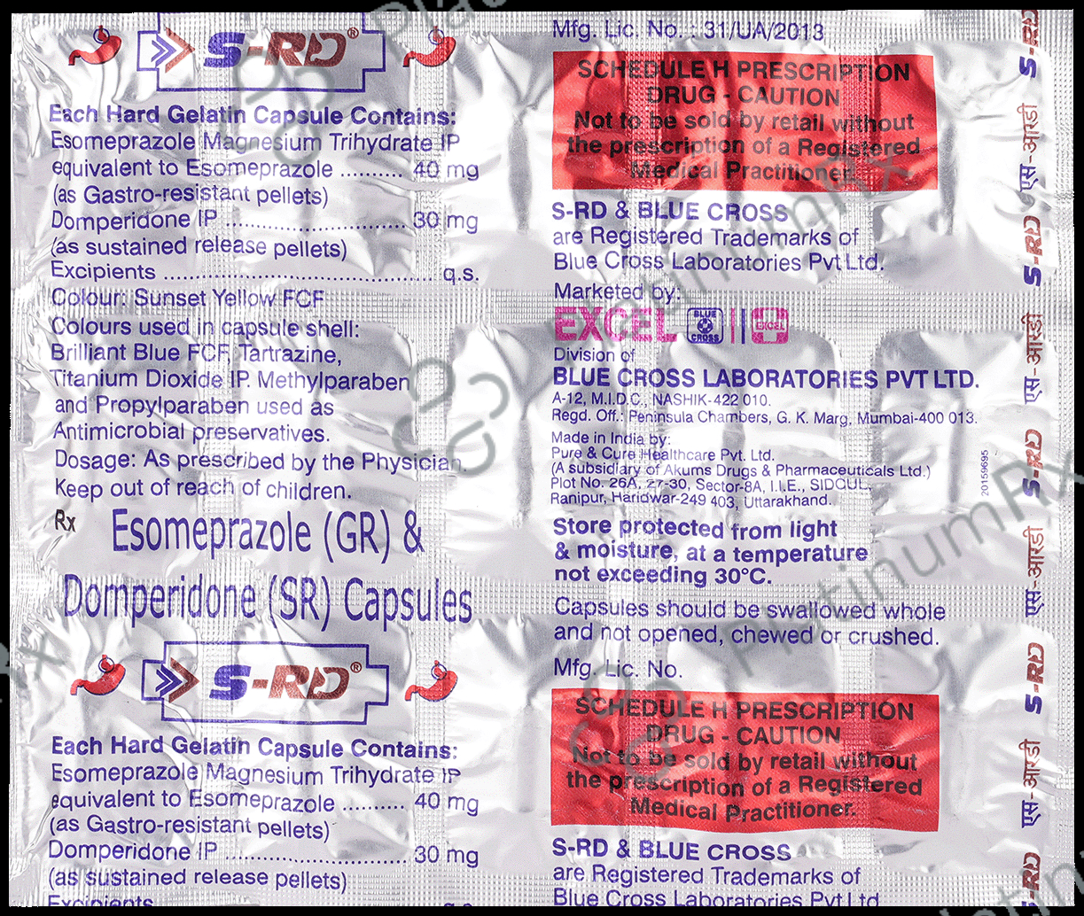 S RD 30/40mg Capsule SR 15s