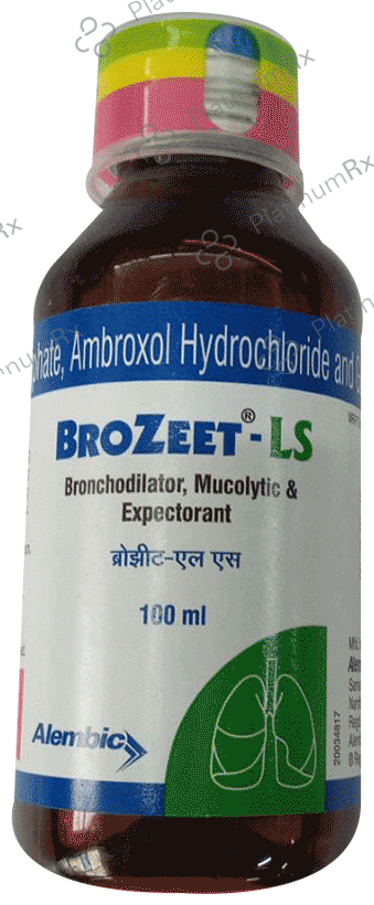 Brozeet LS 15/50/0.5mg Syrup 100ml