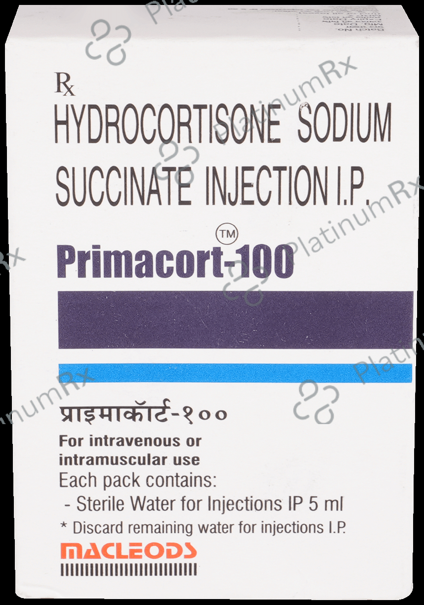 Primacort 100mg Injection 10ml