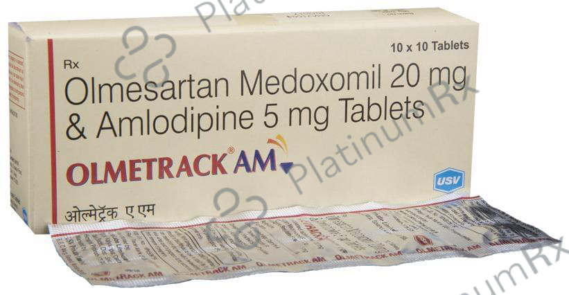 Olmetrack AM 5/20mg Tablet 10s