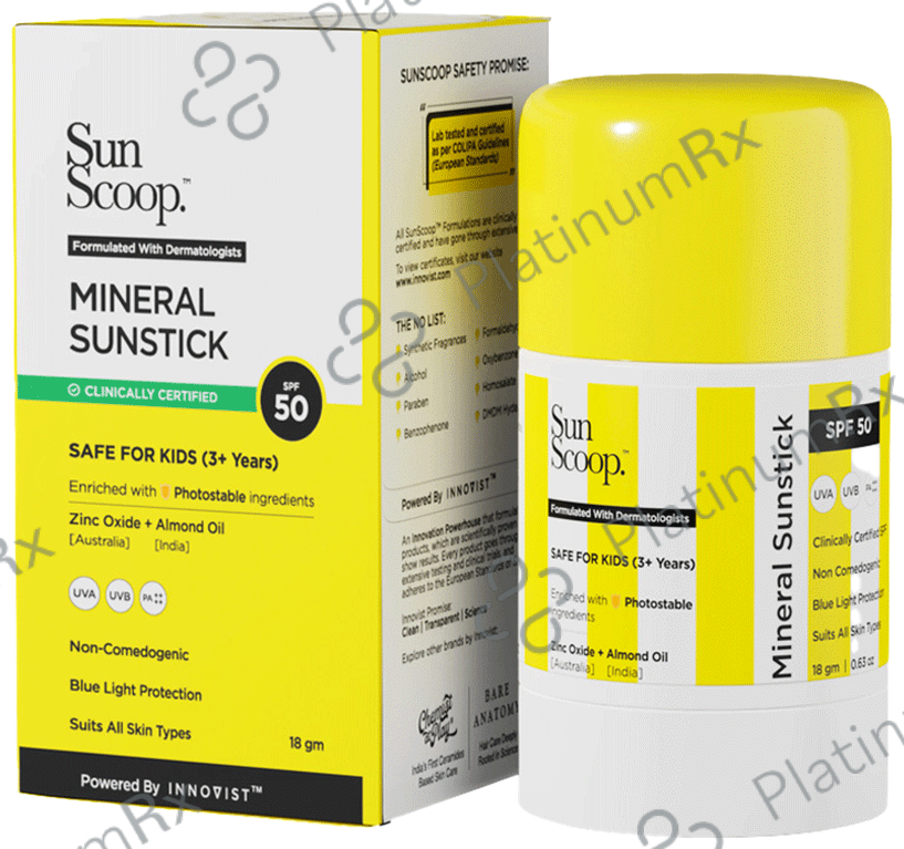 Sun Scoop Mineral Sunstick SPF 50 18 gm