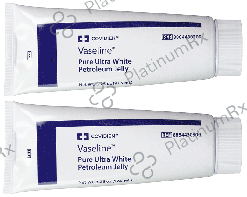 Covidien Vaseline Pure Ultra White Petroleum Jelly (97.5ml Each)