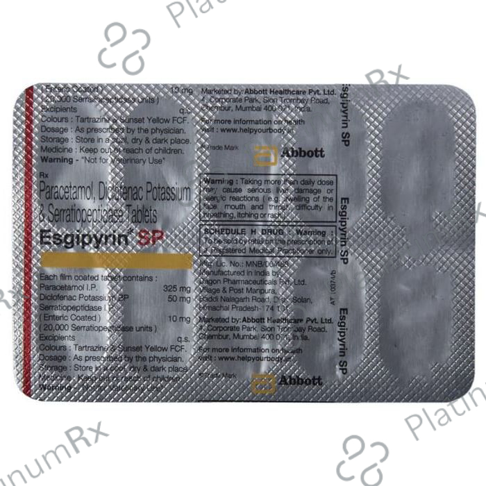 Esgipyrin SP Tablet