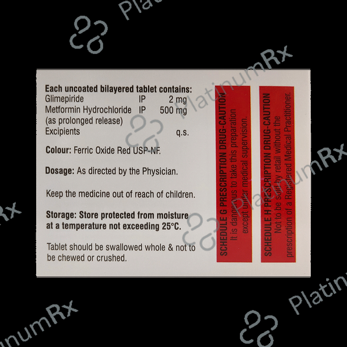 Metafin-G 2 Tablet PR