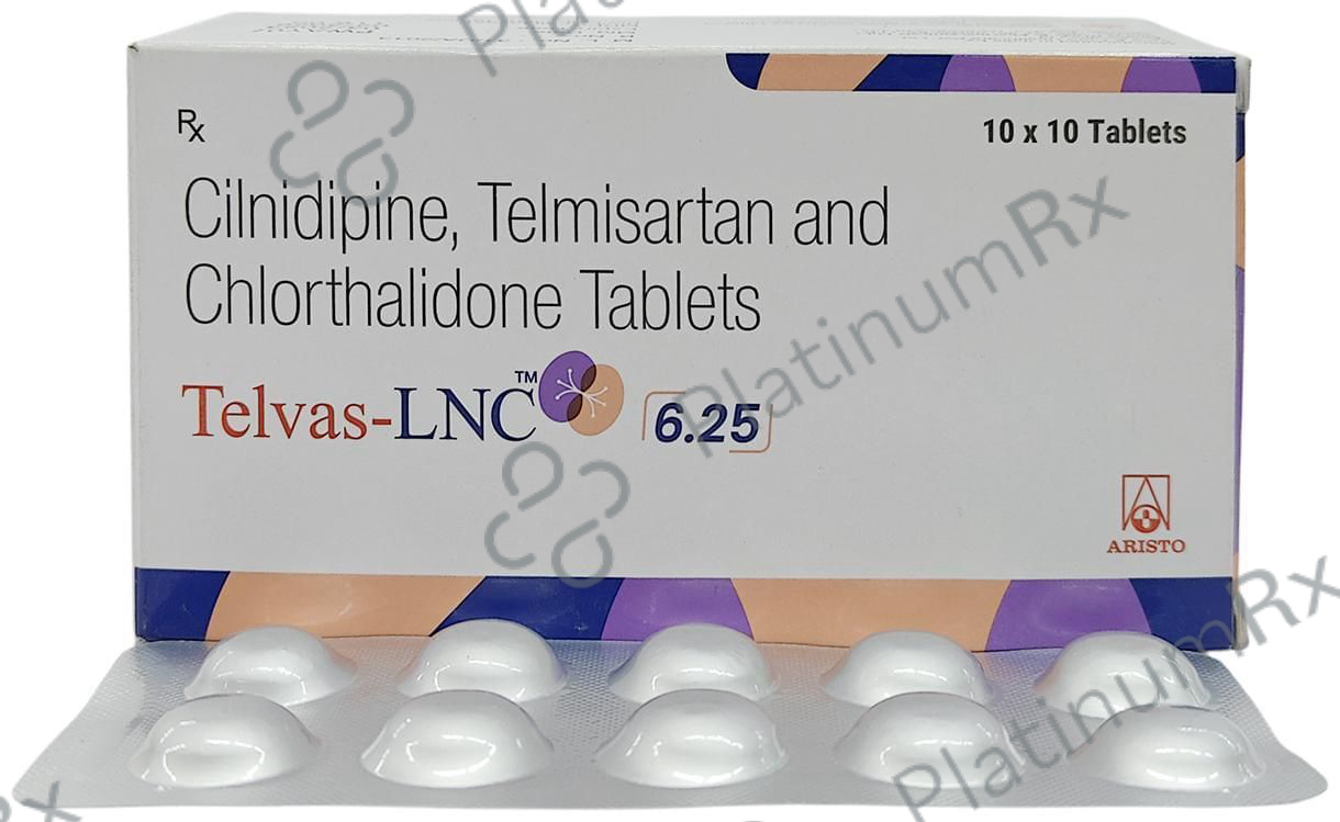 Telvas LNC 6.25/10/40mg Tablet 10s