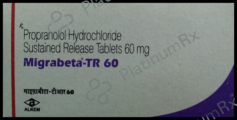 Migrabeta TR 60 Tablet 10s