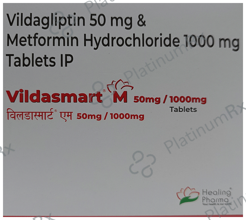Vildasmart M 1000mg/50mg Tablet