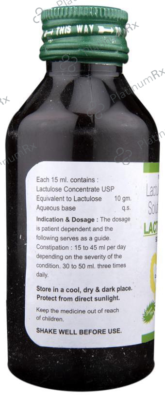 Lactolook Oral Solution Sugar Free 100 Oral Solution