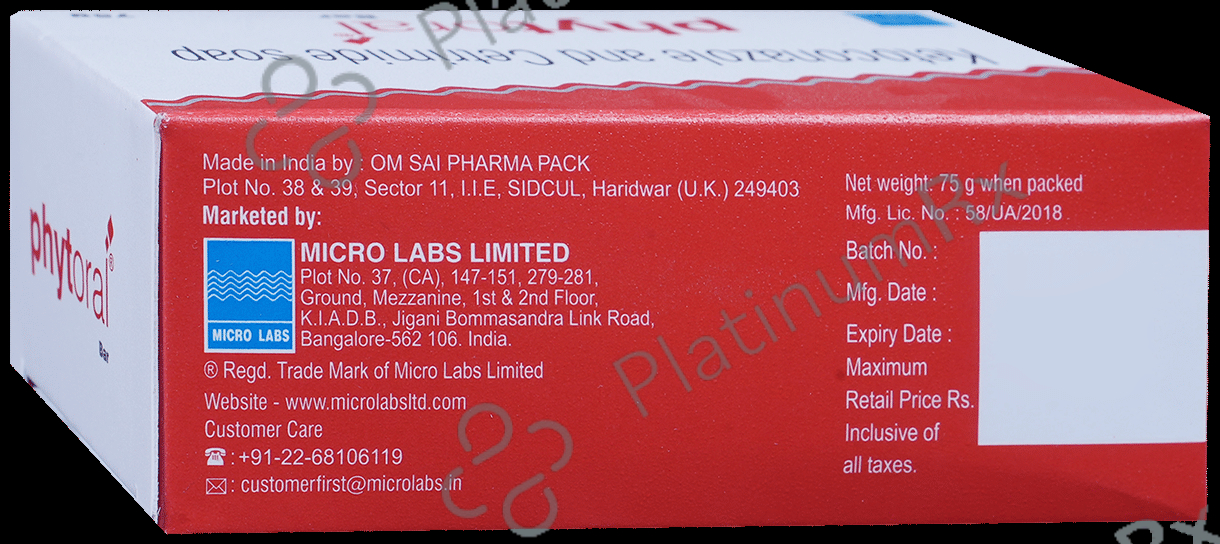 Phytoral 2/0.5% Soap Bar 75gm