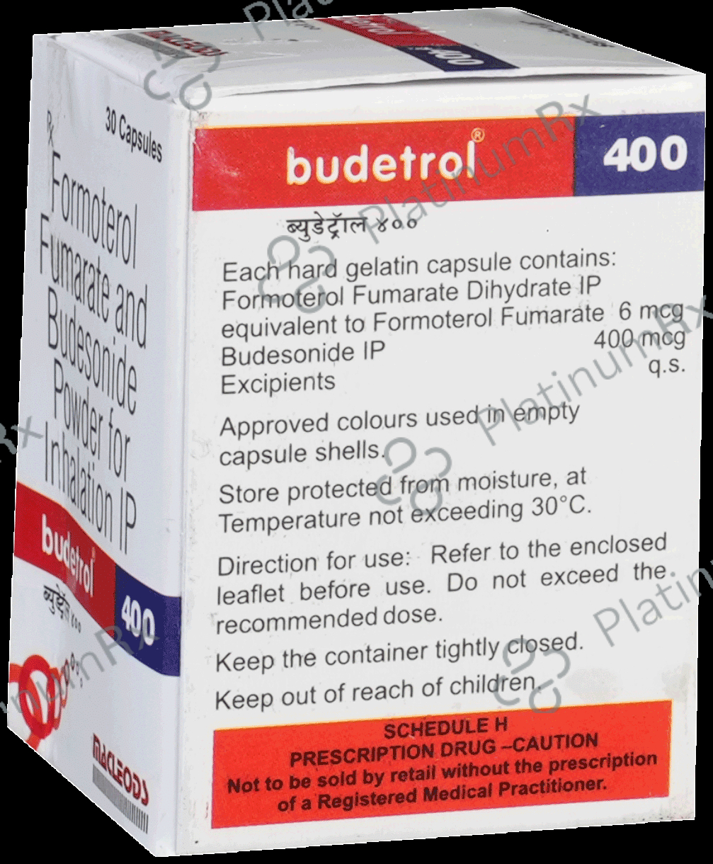 Budetrol 400/6mcg Rotacap 30s