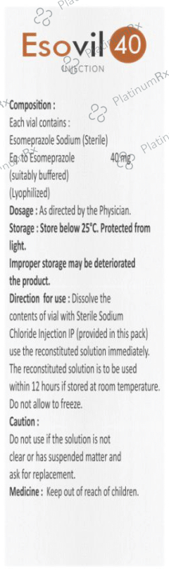 Esovil 40 Injection