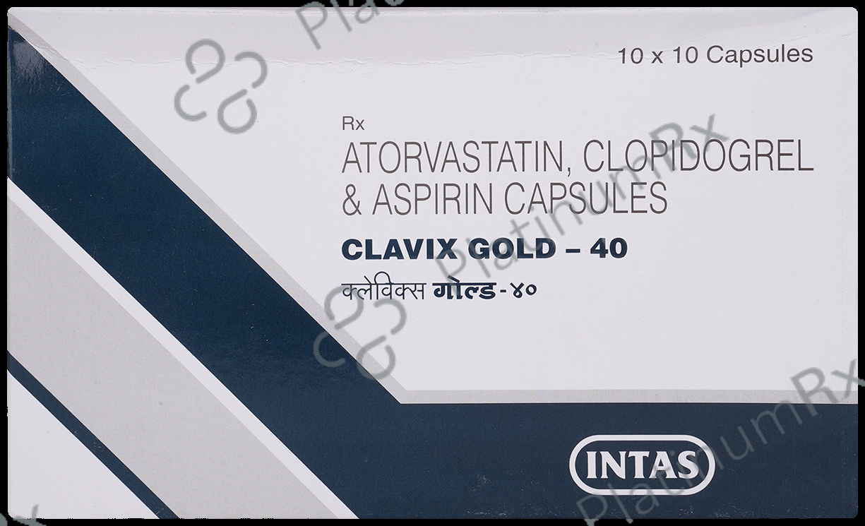 Clavix Gold 75mg/40mg/75mg Capsule