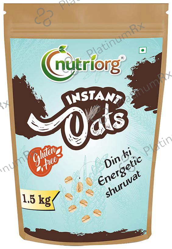 Nutriorg Gluten Free Instant Oats 1 kg