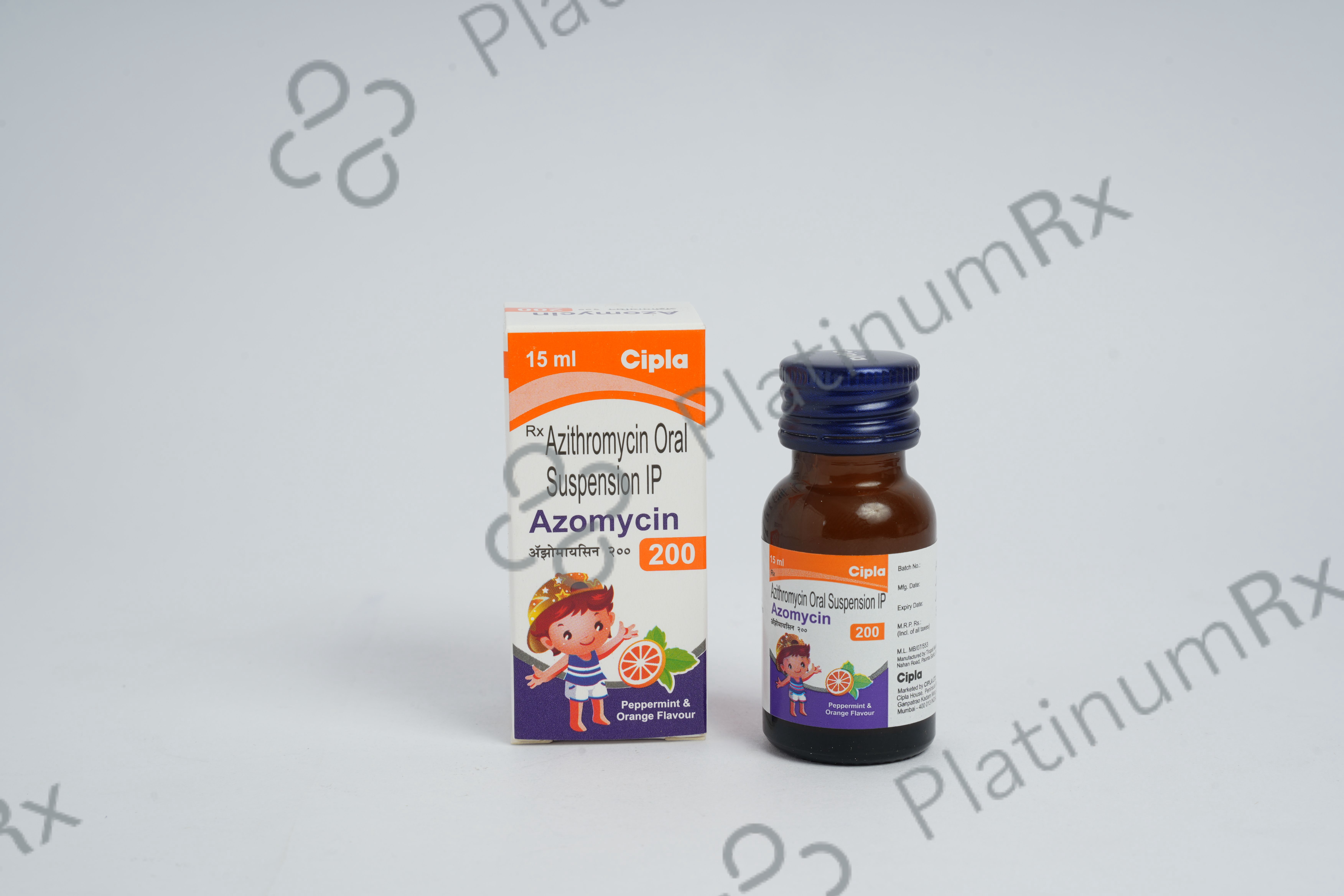 Azomycin 200mg Oral Suspension 15ml