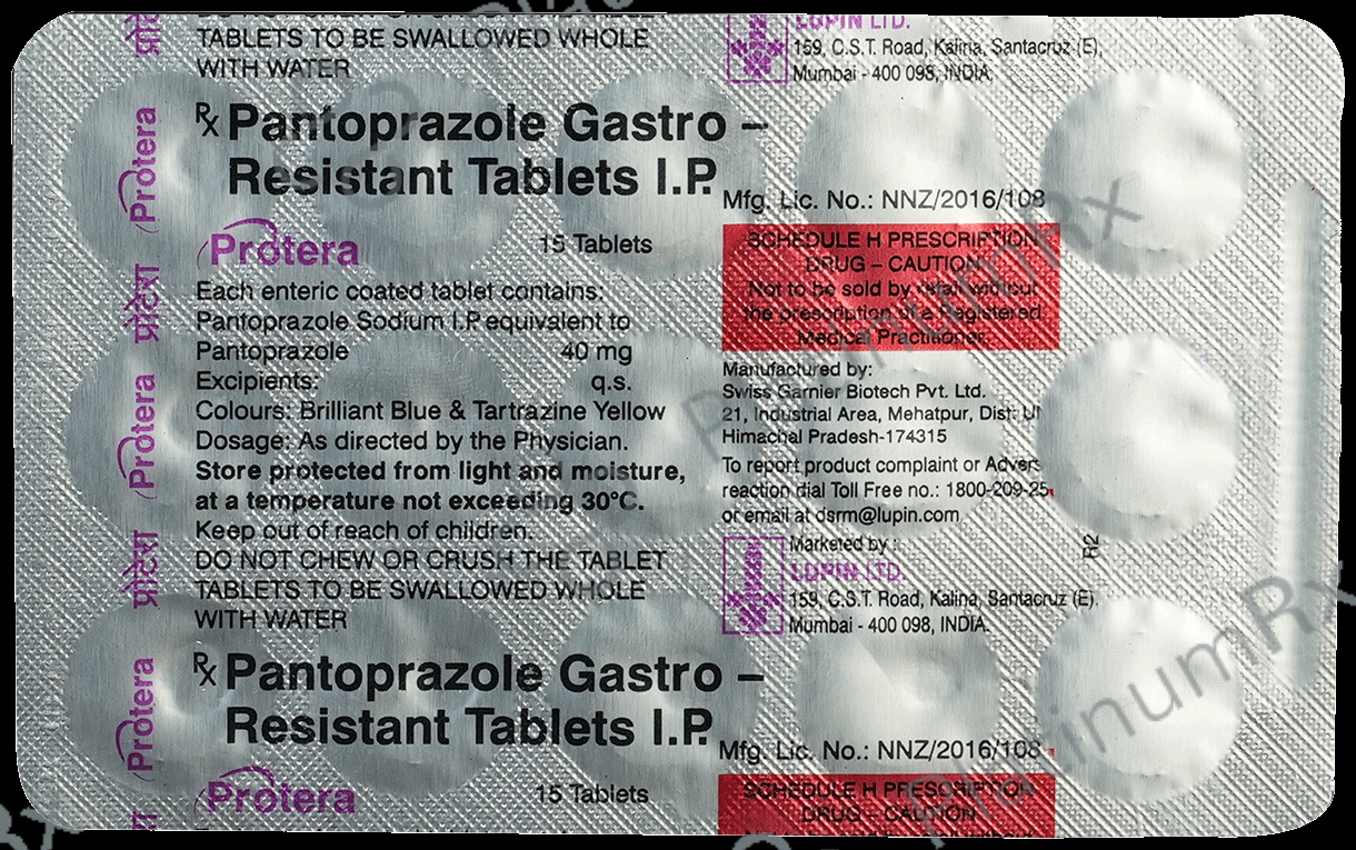 Protera 40mg Tablet 15s