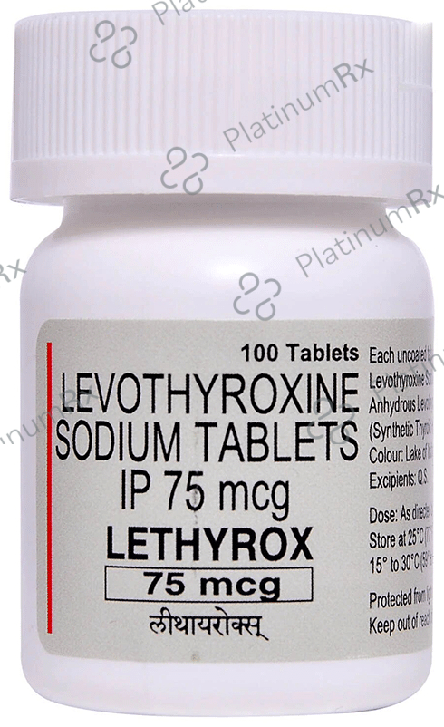 Lethyrox 75 Tablet 100 Tablet