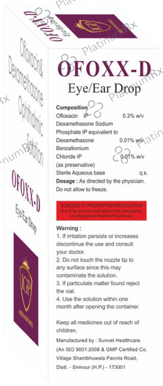 Ofoxx-D Eye/Ear Drops
