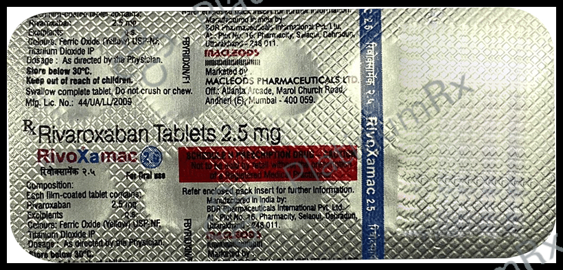 Rivoxamac 2.5mg Tablet