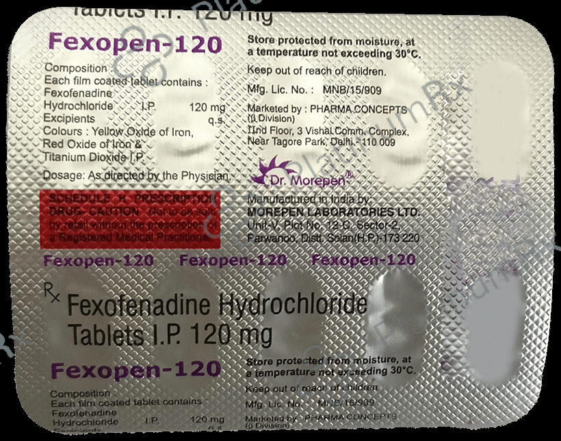 Fexopen 120 Tablet