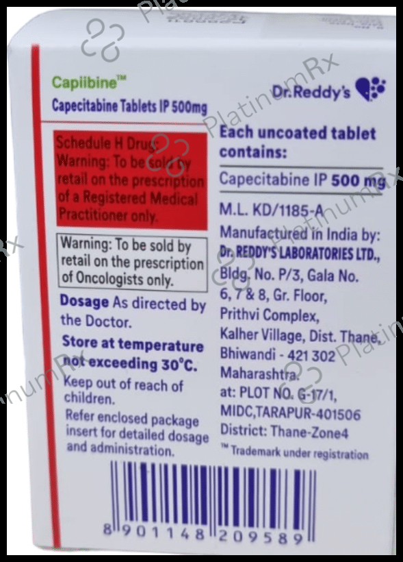 Capiibine 500mg Tablet
