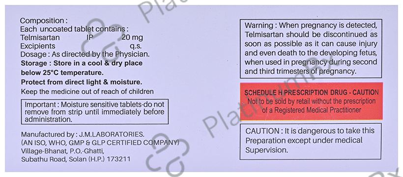 Tzil 20 Tablet