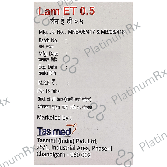 Lam ET 0.5 Tablet