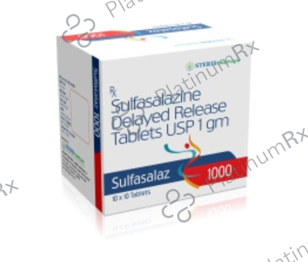 Sulfasalaz DR 1000mg Tablet 15s