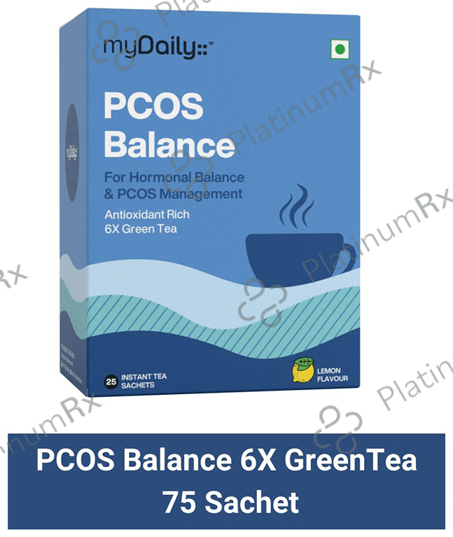 myDaily PCOS Balance for Harmonal Balance and PCOS Management Lemon 75 Sachets