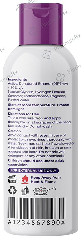 Steriva Instant Hand Sanitizer 80% Ethanol White Musk 500 ml
