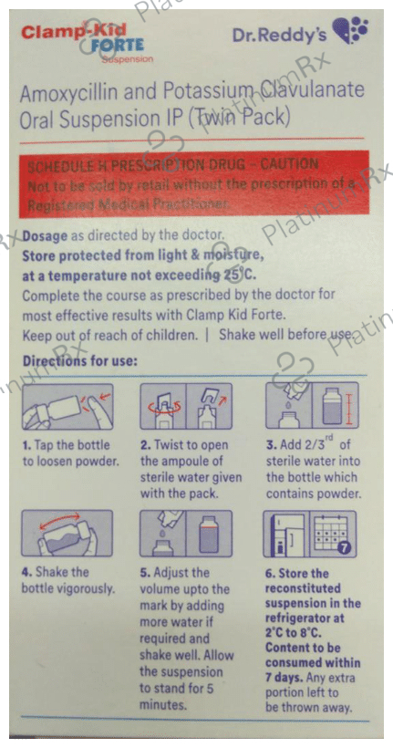 Clamp Kid Forte 400/57mg Suspension 30ml