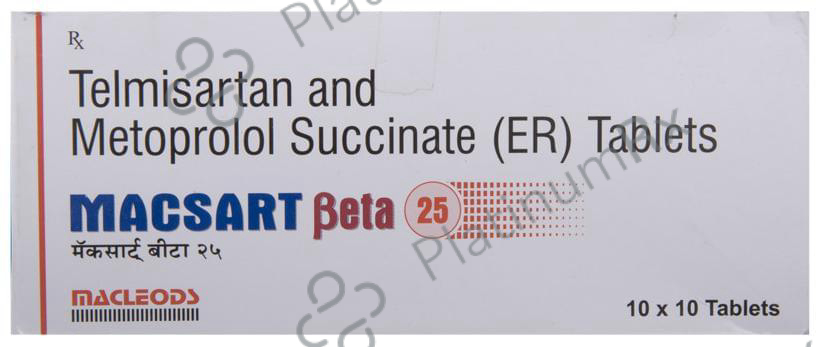 Macsart Beta 25 23.75/40mg Tablet ER 10s
