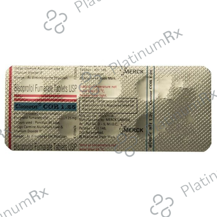 Concor COR 1.25mg Tablet 10s