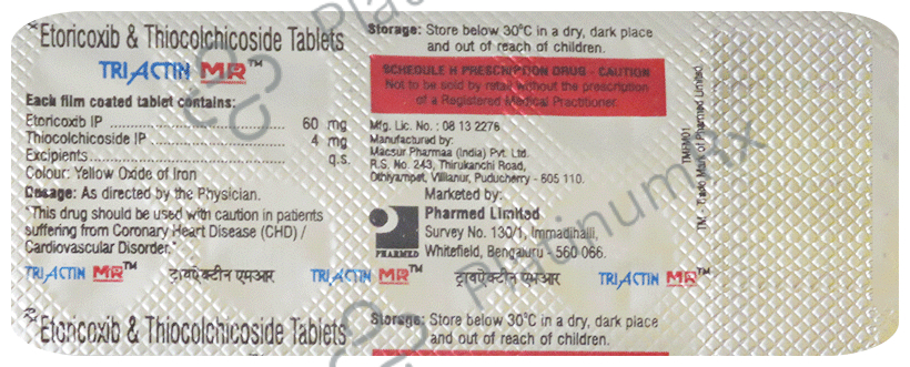 Triactin MR 60/4mg Tablet 10s