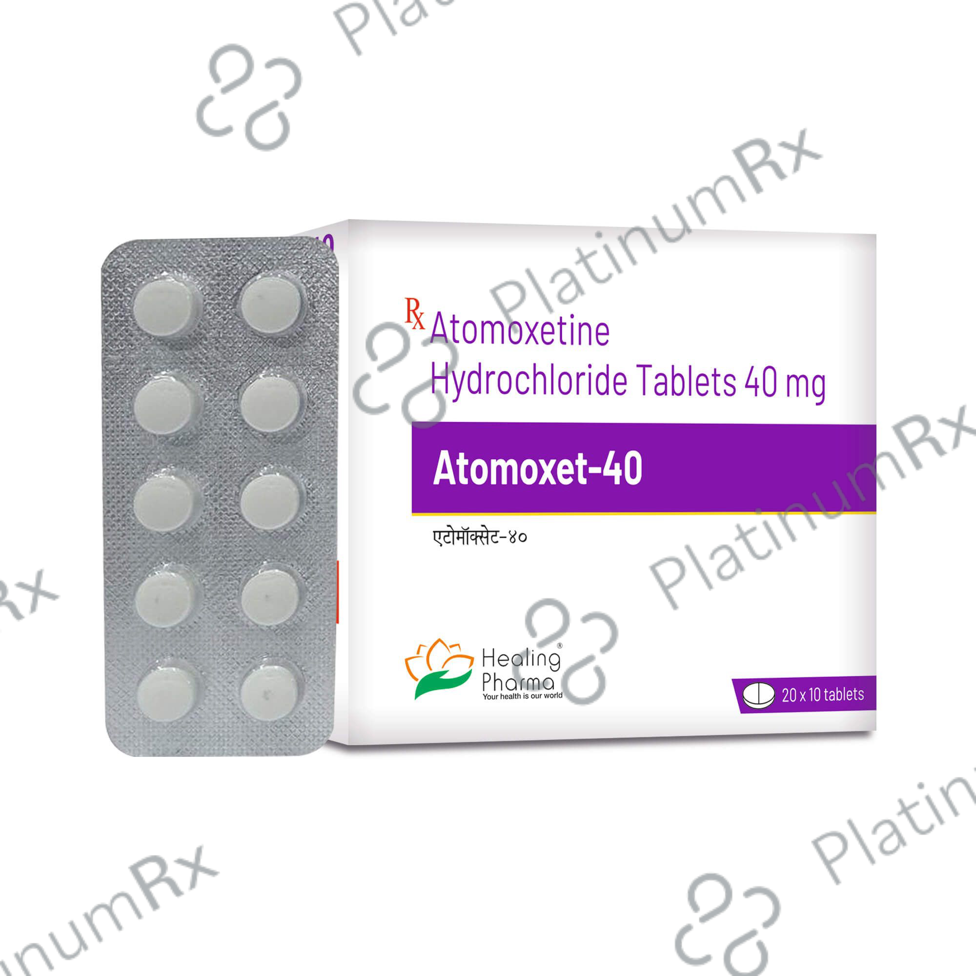 Atomoxet 40mg Tablet 10s