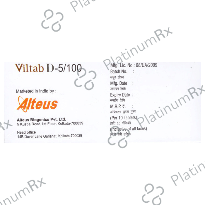 Viltab D 5/100 Tablet SR