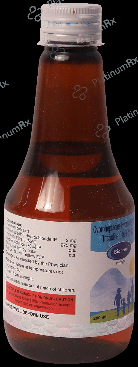 Biopron 2/275mg Syrup 200ml
