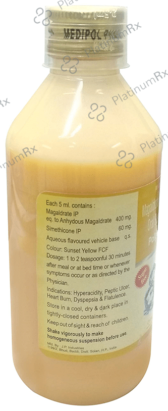 Polgene-M Oral Suspension Orange Sugar Free
