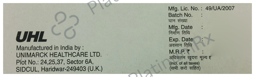 Piza 40mg Tablet 10 Tablet Unimarck Health Ltd
